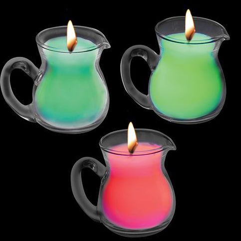 UV Blacklight Candles (Set of 3)